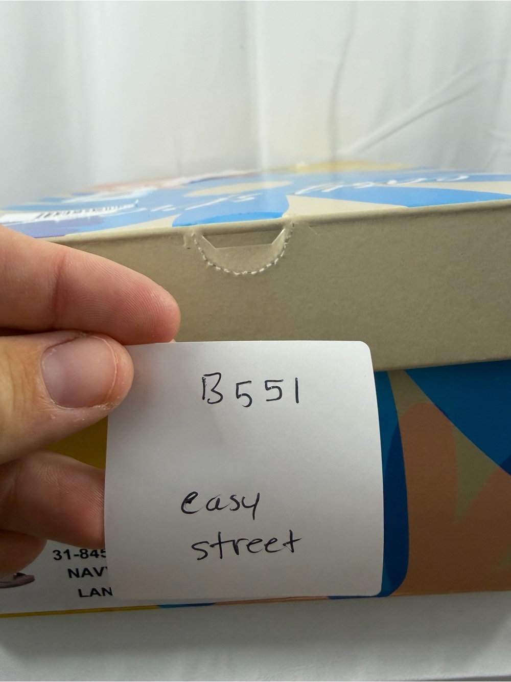 NWT Easy Street Women’s Size 8W Navy Blue Sandals - Picture 9 of 9